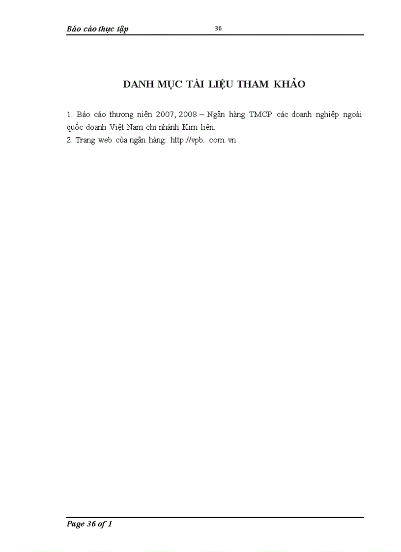 image for page Báo cáo thực tập tại Ngân hàng thương mại cổ phần các doanh nghiệp ngoài quốc doanh VPBank chi nhánh Kim Liên Hà Nội