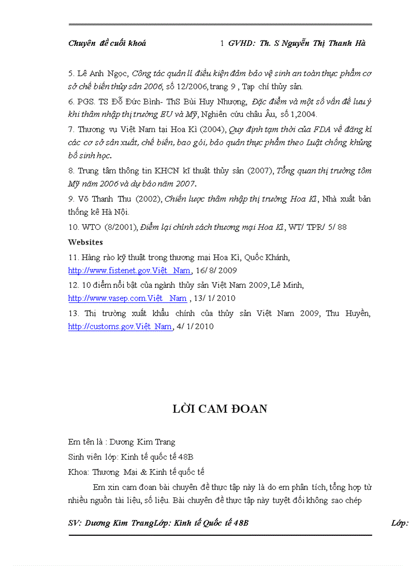 image for page Rào cản kĩ thuật của Hoa Kì đối với mặt hàng thủy sản xuất khẩu của Việt Nam 1