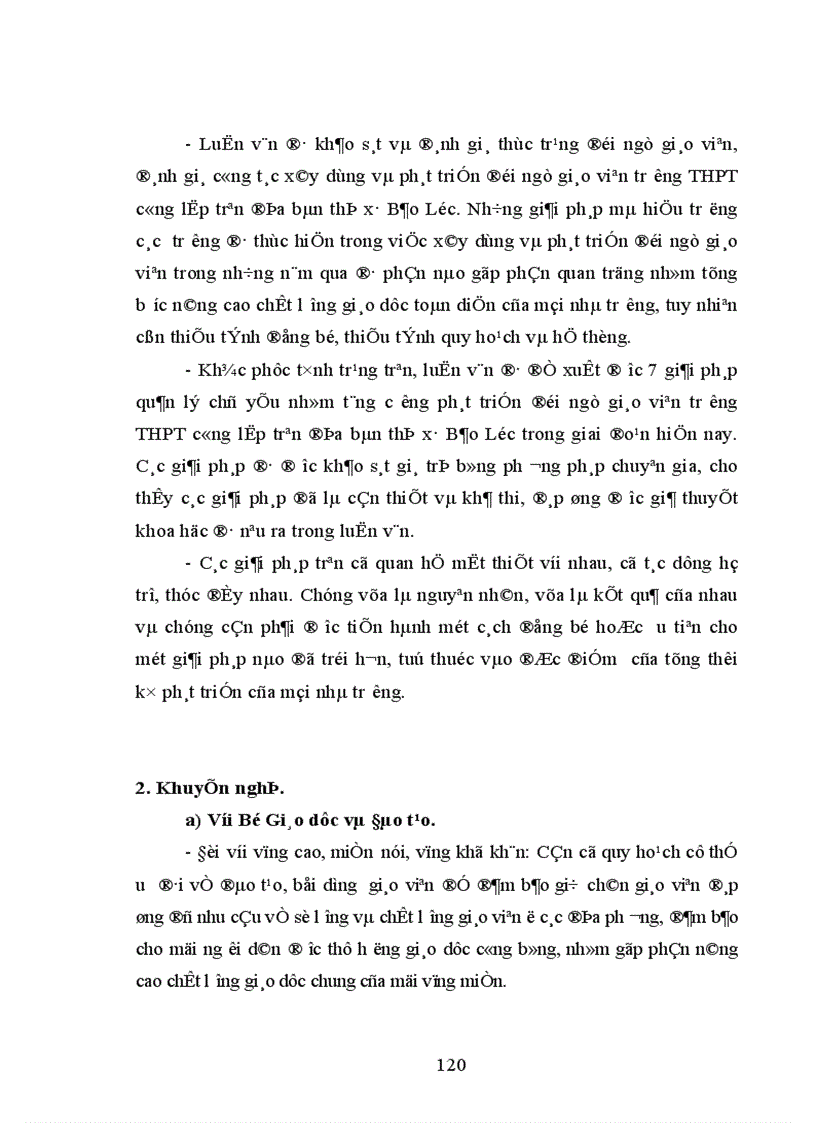 image for page Giải pháp tăng cường quản lý phát triển đội ngũ giáo viên trường trung học phổ thông thị xã Bảo Lộc tỉnh Lâm Đồng 1