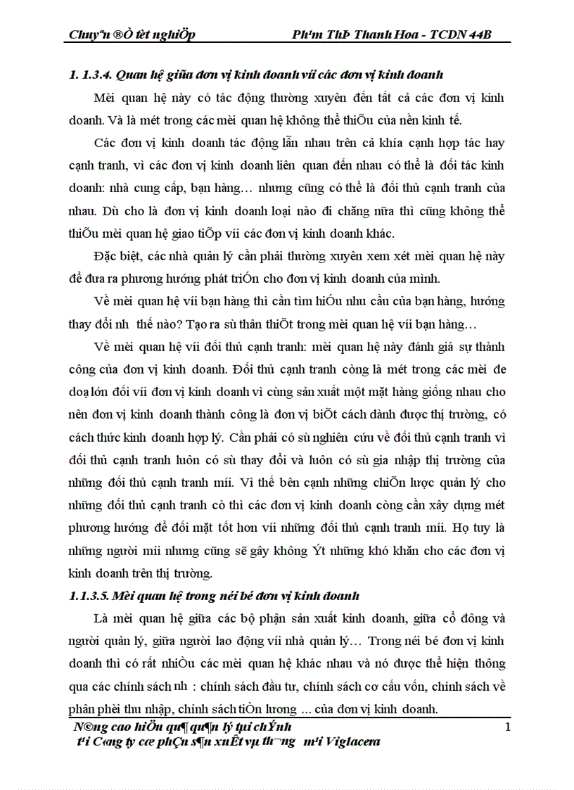 image for page Một số giải pháp nhằm nâng cao hiệu quả quản lý tài chính tại Công ty cổ phần sản xuất và thương mại Viglacera