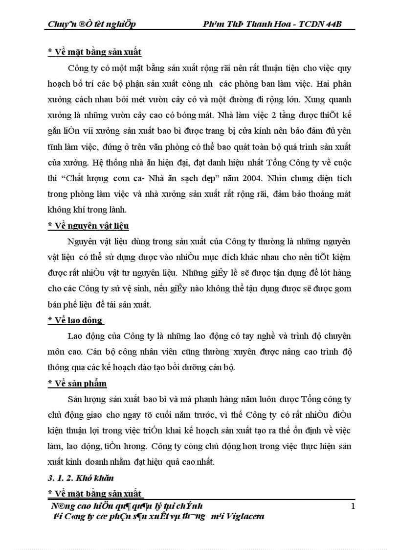 image for page Một số giải pháp nhằm nâng cao hiệu quả quản lý tài chính tại Công ty cổ phần sản xuất và thương mại Viglacera