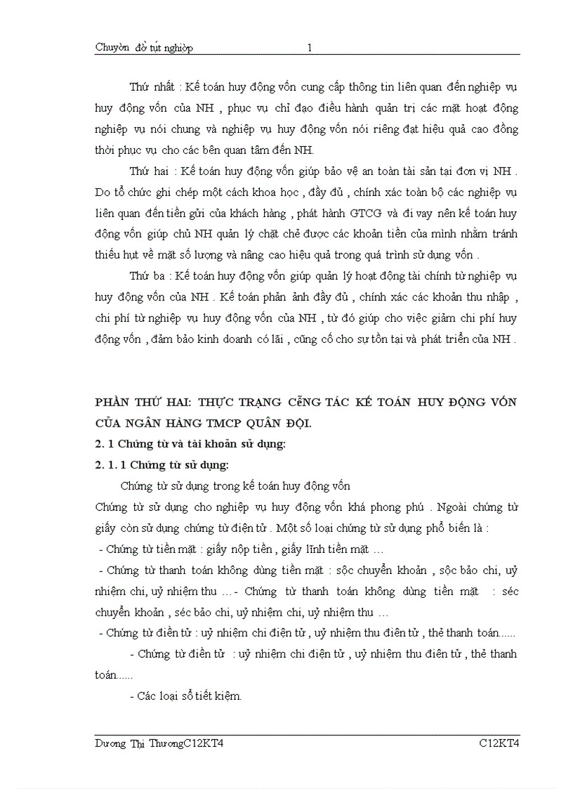 image for page Kế toán huy động vốn tại ngân hàng thương mại cổ phần Quân Đội chi nhánh Điện Biên Phủ PGD Đống Đa