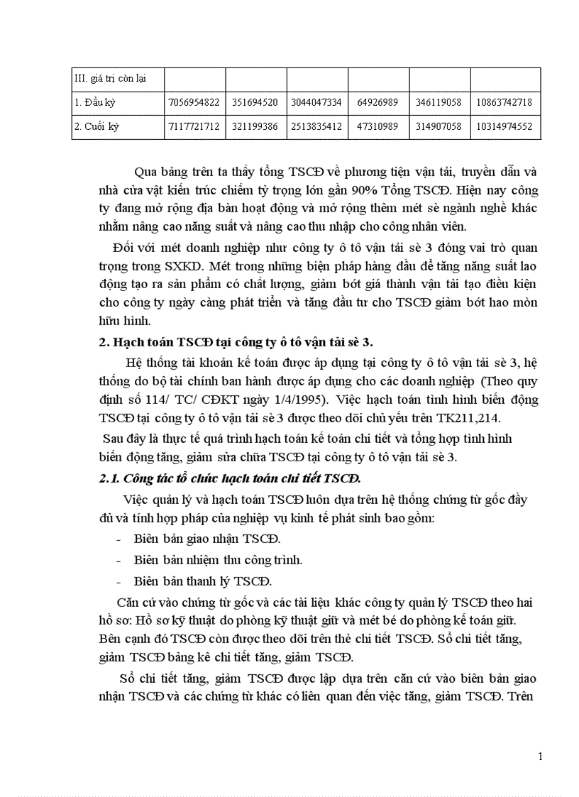 image for page báo cáo kế toán tổng hợp tại công ty ô tô vận tải số 3