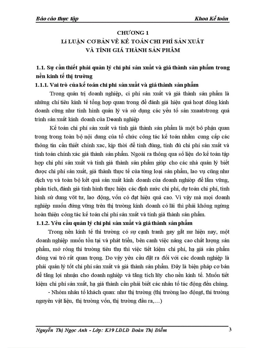 Kế toán tâp hợp chi phí sản xuất và tính giá thành sản phẩm tại Công ty TNHH sản xuất và thương mại Nguyên Phát 1