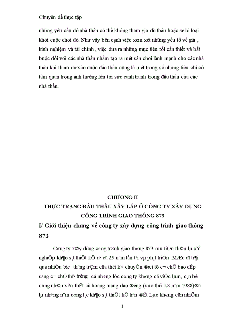 image for page Thực trạng và giải pháp nhằm nâng cao sức cạnh tranh trong đấu thầu ở công ty xây dựng công trình giao thông 873 1
