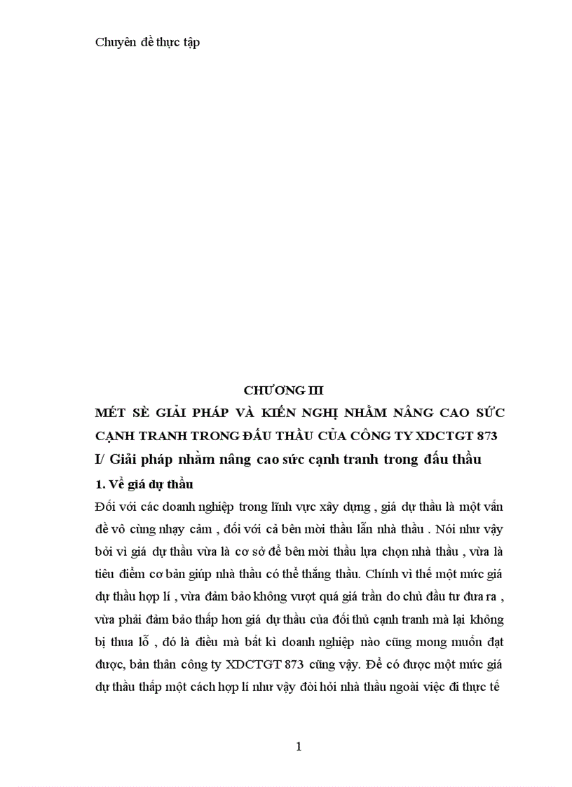 image for page Thực trạng và giải pháp nhằm nâng cao sức cạnh tranh trong đấu thầu ở công ty xây dựng công trình giao thông 873 1