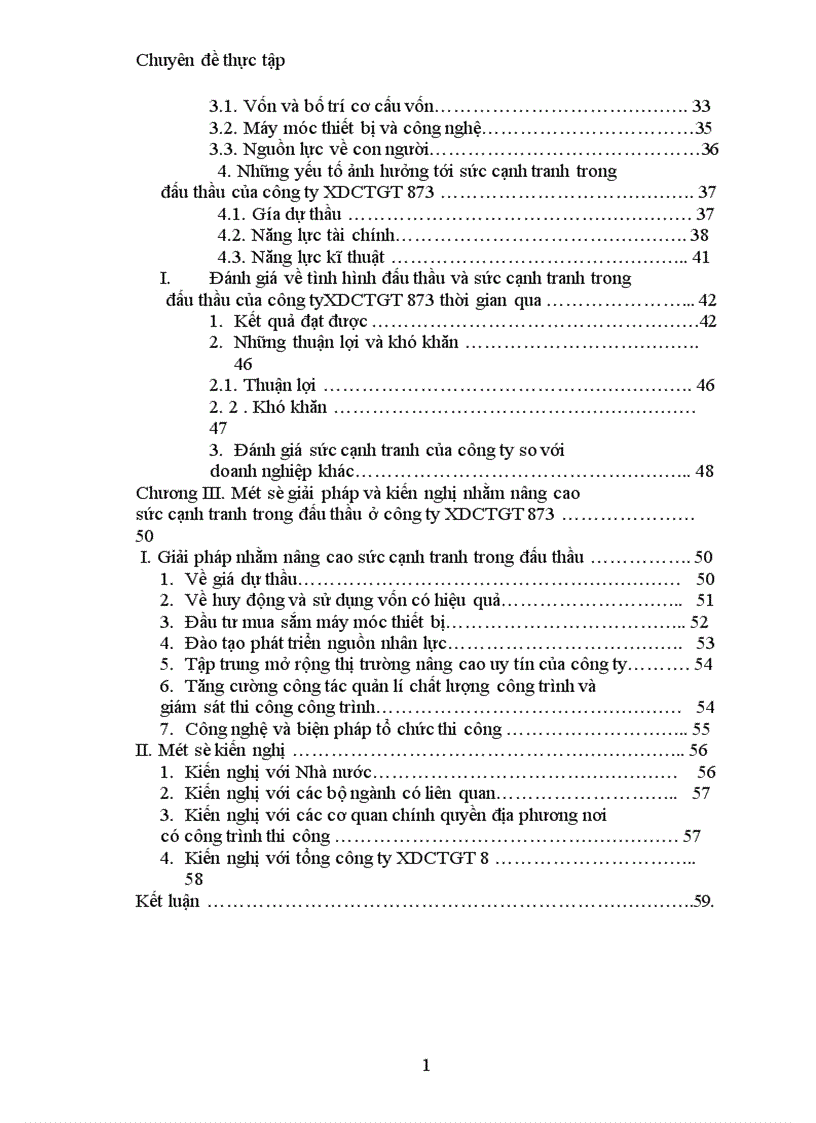 image for page Thực trạng và giải pháp nhằm nâng cao sức cạnh tranh trong đấu thầu ở công ty xây dựng công trình giao thông 873 1