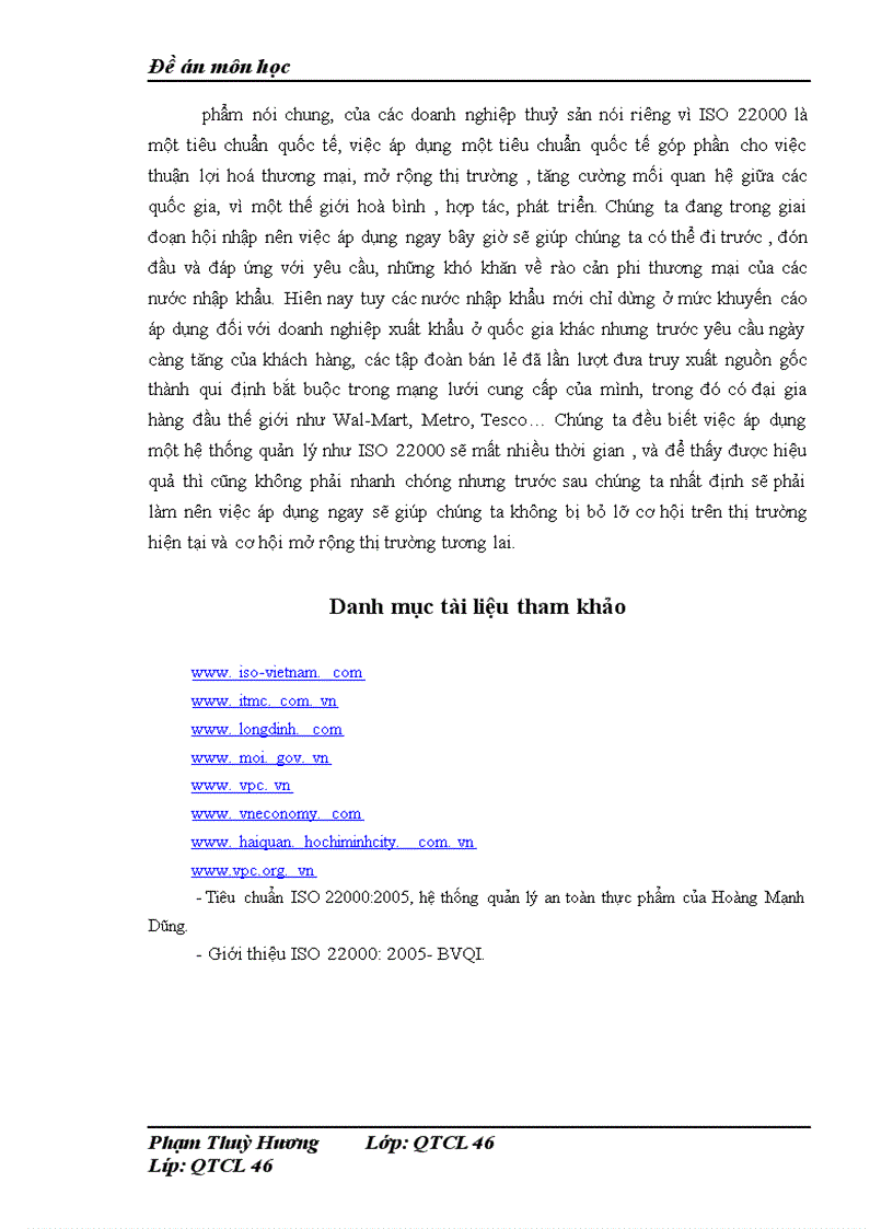 image for page Thực trạng áp dụng ISO 22000 2005 trong các doanh nghiệp xuất khẩu thuỷ sản Việt Nam