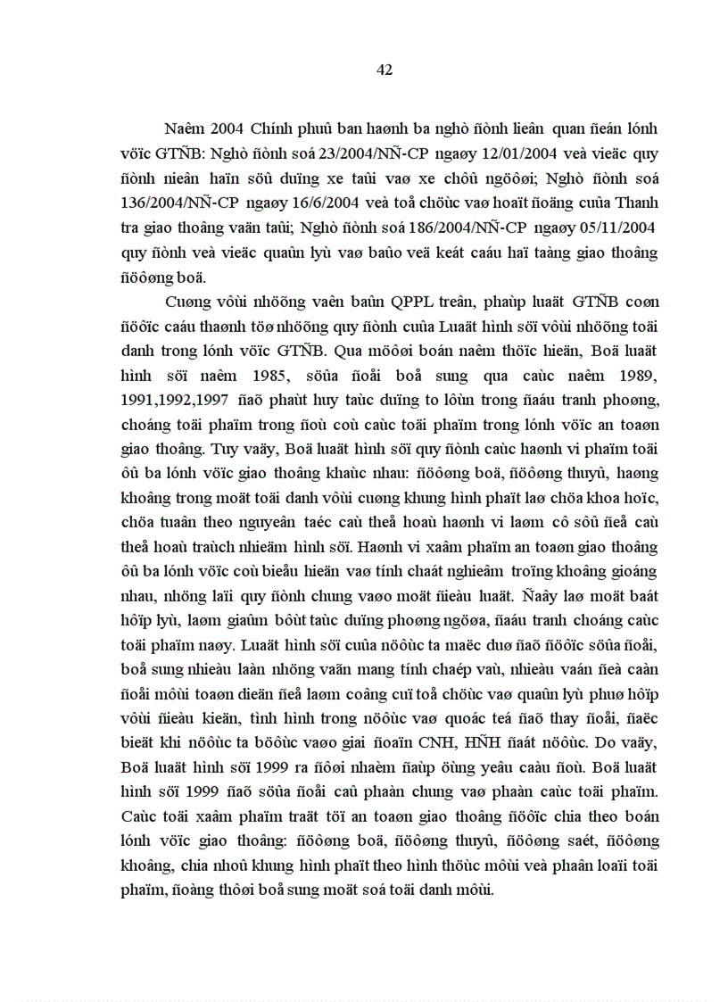 image for page Tăng cường quản lý nhà nước bằng pháp luật trong lĩnh vực giao thông đường bộ ở VN hiện nay