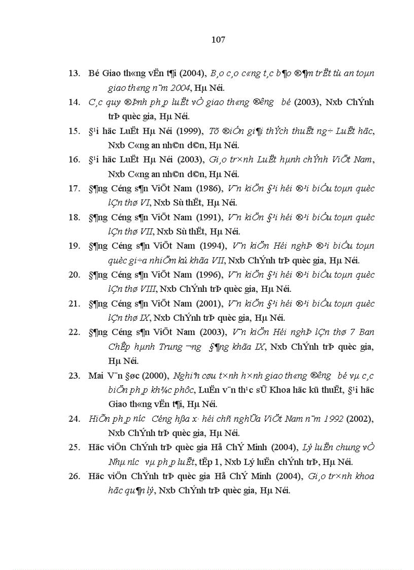 image for page Tăng cường quản lý nhà nước bằng pháp luật trong lĩnh vực giao thông đường bộ ở VN hiện nay
