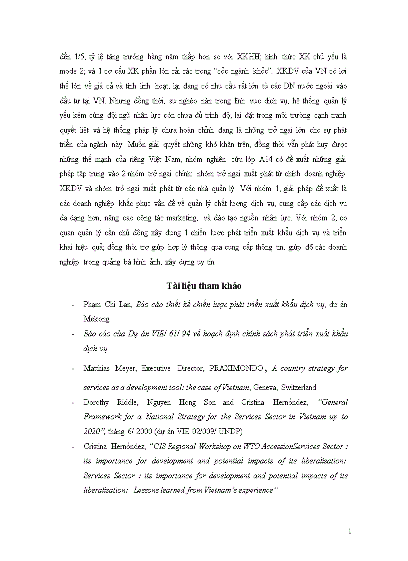 image for page Một số đề xuất giải pháp khuyến nghị nhằm phát triển xuất khẩu dịch vụ ở VN 1