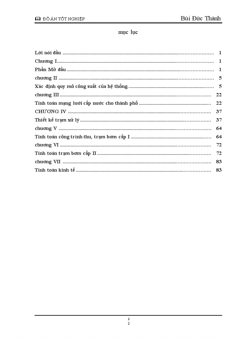 image for page Thiết kế trạm xử lý hệ thống cấp nước