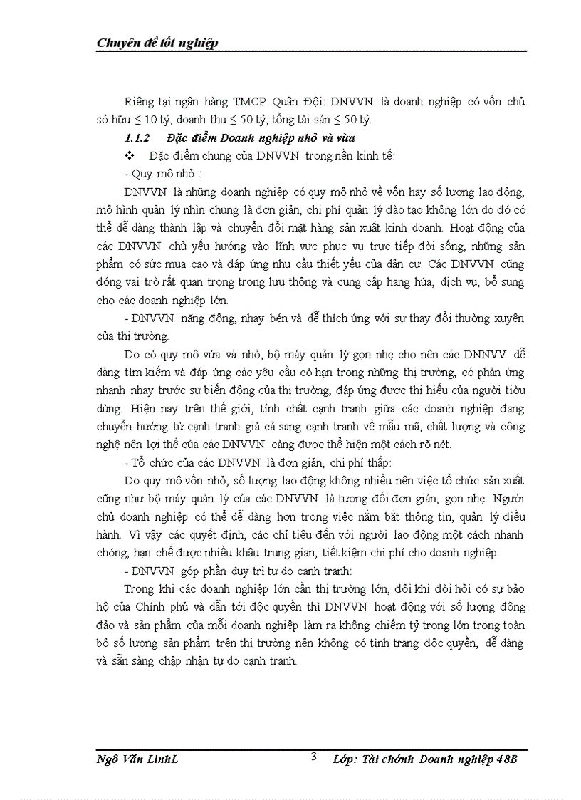 image for page Phát triển hoạt động tín dụng đối với các doanh nghiệp vừa và nhỏ tại Ngân hàng thương mại cổ phần quân đội phòng giao dịch Đống Đa 1