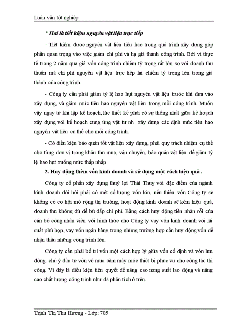 image for page Lợi nhuận và các biện pháp làm tăng lợi nhuận tại Công ty cổ phần xây dựng thuỷ lợi Thái Thuỵ 1