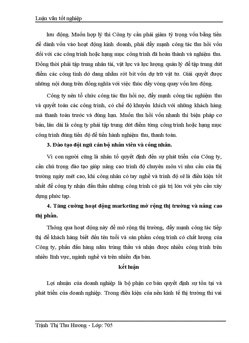 image for page Lợi nhuận và các biện pháp làm tăng lợi nhuận tại Công ty cổ phần xây dựng thuỷ lợi Thái Thuỵ 1