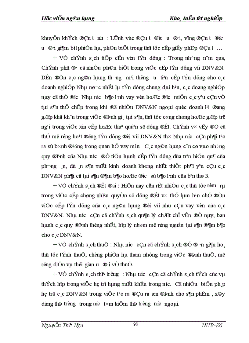 image for page Giải pháp mở rộng tín dụng ngân hàng đối với DNV N tại NHCT Đống Đa 1