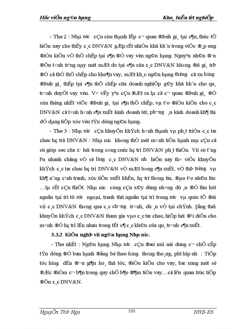 image for page Giải pháp mở rộng tín dụng ngân hàng đối với DNV N tại NHCT Đống Đa 1