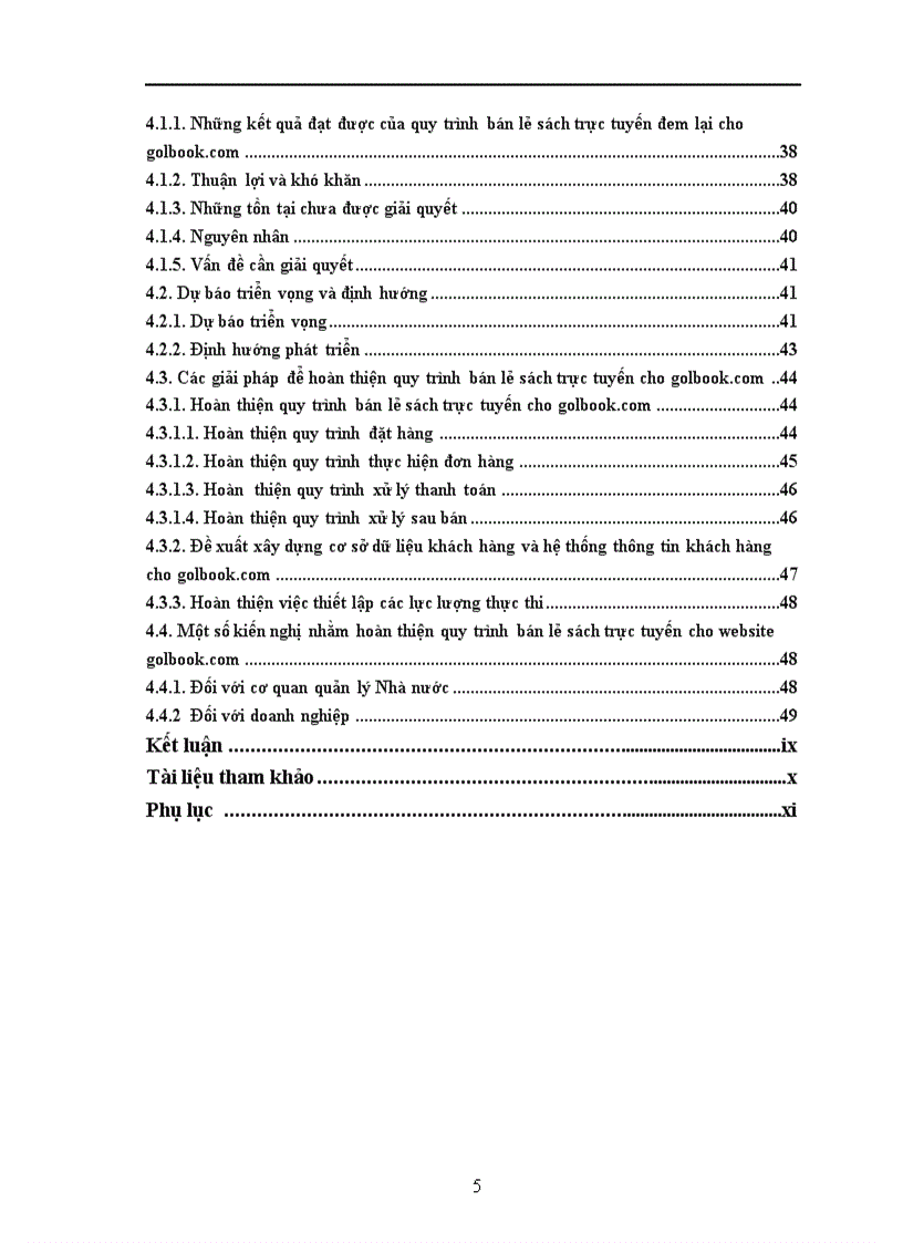 image for page Hoàn thiện quy trình bán lẻ sách trực tuyến cho website golbook com 1