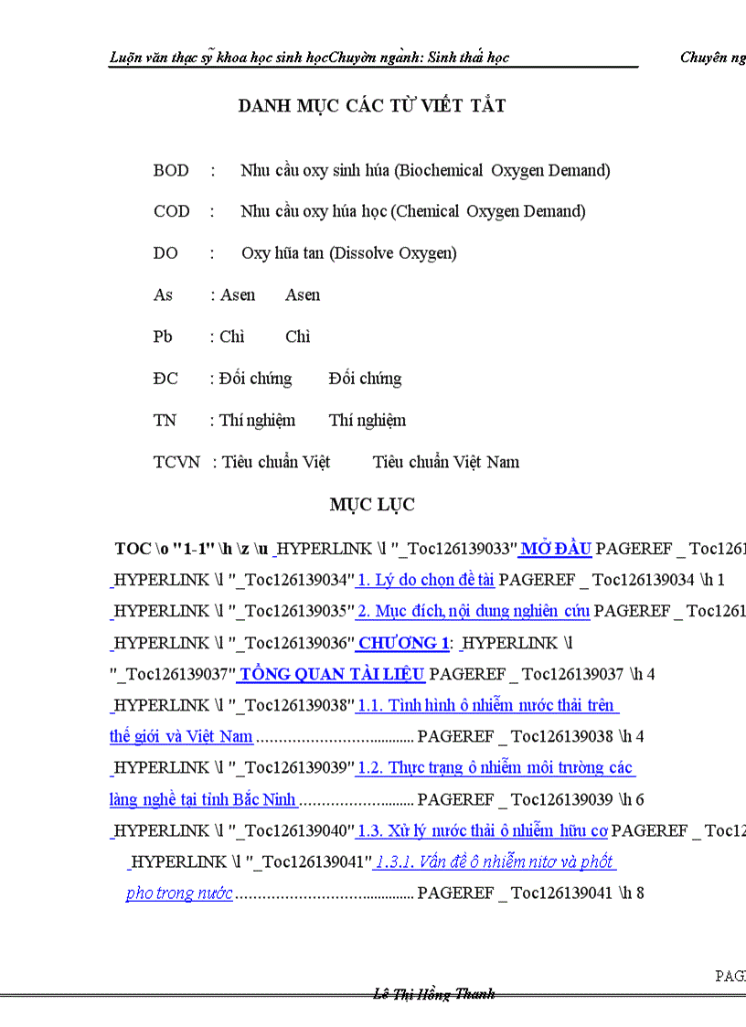 image for page Nghiên cứu ảnh hưởng của nước thải lên sinh trưởng và khả năng tích lũy một số chất độc hại ở ba loài thực vật rau muống Ipomoea aquatica ForsK ngổ trâu Enydra fluctuans Lour và rau dừa nước Jussiaea repens Linn tại thôn Trà Lâm xã Trí Quả huyện Thuận Thành tỉnh Bắc Ninh