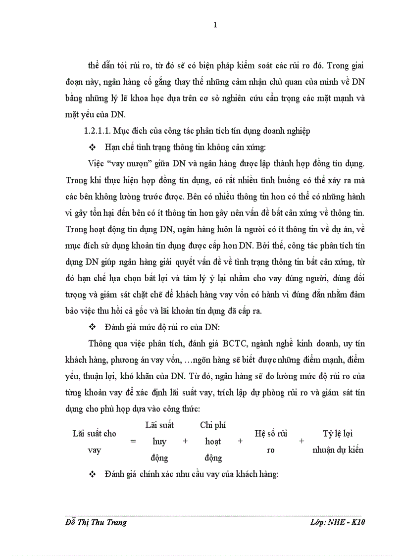 image for page Giải pháp nâng cao chất lượng công tác phân tích tín dụng đối với doanh nghiệp vay vốn tại chi nhánh ngân hàng nông nghiệp và phát triển nông thôn thăng long 1
