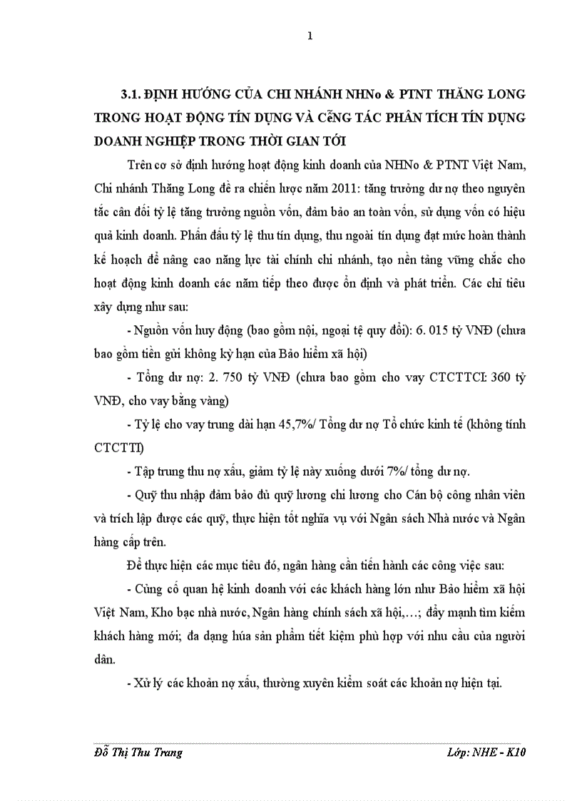 image for page Giải pháp nâng cao chất lượng công tác phân tích tín dụng đối với doanh nghiệp vay vốn tại chi nhánh ngân hàng nông nghiệp và phát triển nông thôn thăng long 1