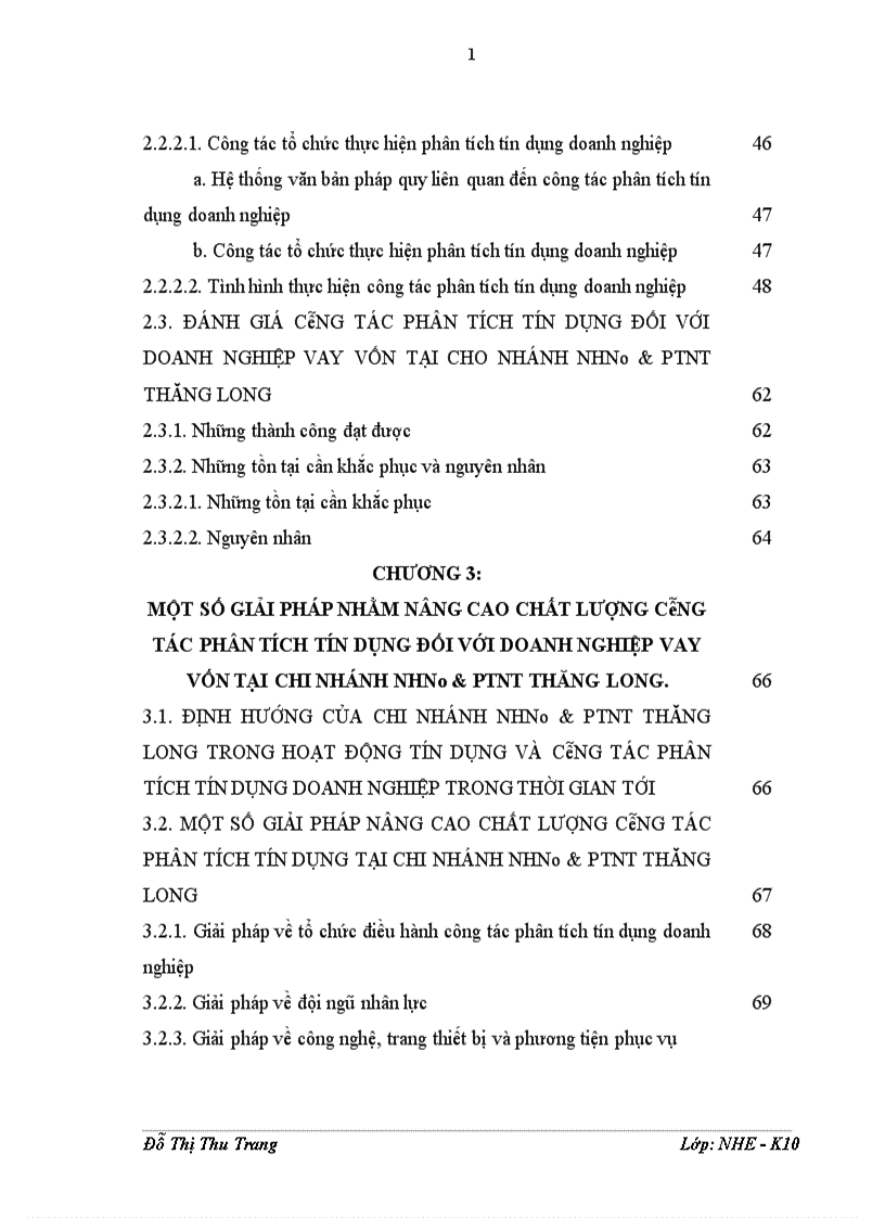 image for page Giải pháp nâng cao chất lượng công tác phân tích tín dụng đối với doanh nghiệp vay vốn tại chi nhánh ngân hàng nông nghiệp và phát triển nông thôn thăng long 1