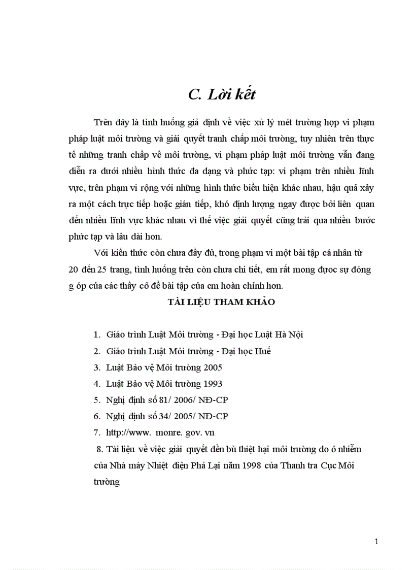 image for page Tranh chấp môi trường và những dấu hiệu đặc trưng của tranh chấp môi trường