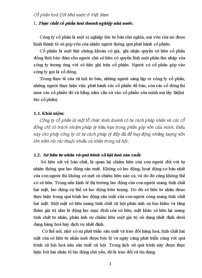 image for page Quan điểm và giải pháp đẩy mạnh cổ phần hoá doanh nghiệp nhà nước 1