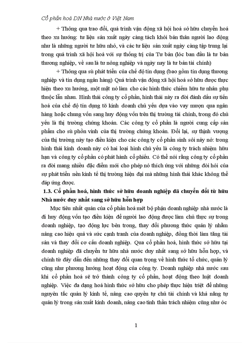 image for page Quan điểm và giải pháp đẩy mạnh cổ phần hoá doanh nghiệp nhà nước 1