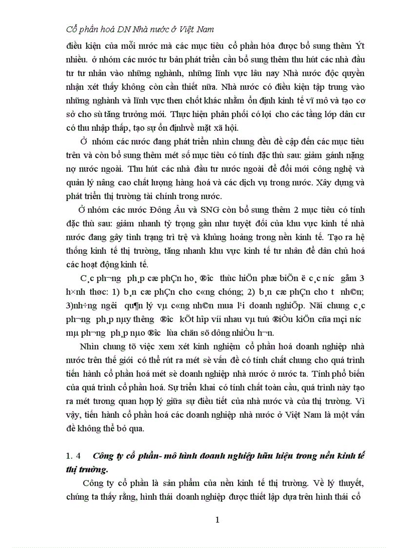 image for page Quan điểm và giải pháp đẩy mạnh cổ phần hoá doanh nghiệp nhà nước 1
