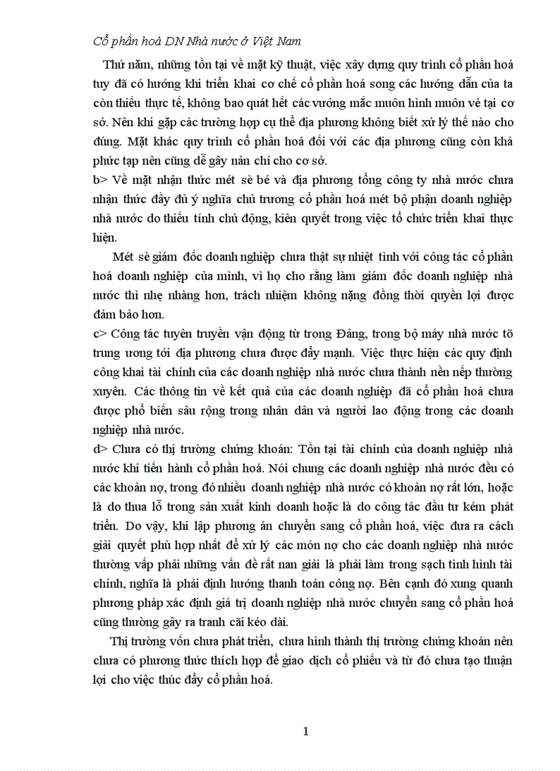 image for page Quan điểm và giải pháp đẩy mạnh cổ phần hoá doanh nghiệp nhà nước 1