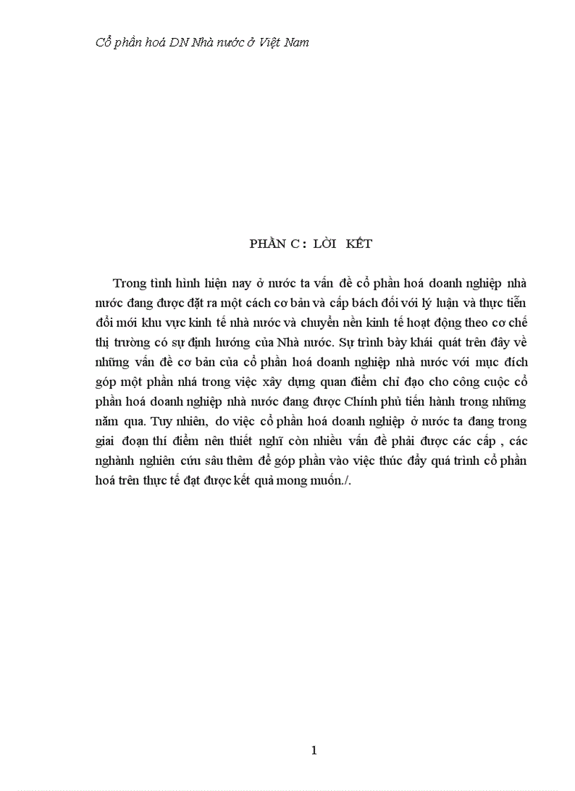 image for page Quan điểm và giải pháp đẩy mạnh cổ phần hoá doanh nghiệp nhà nước 1