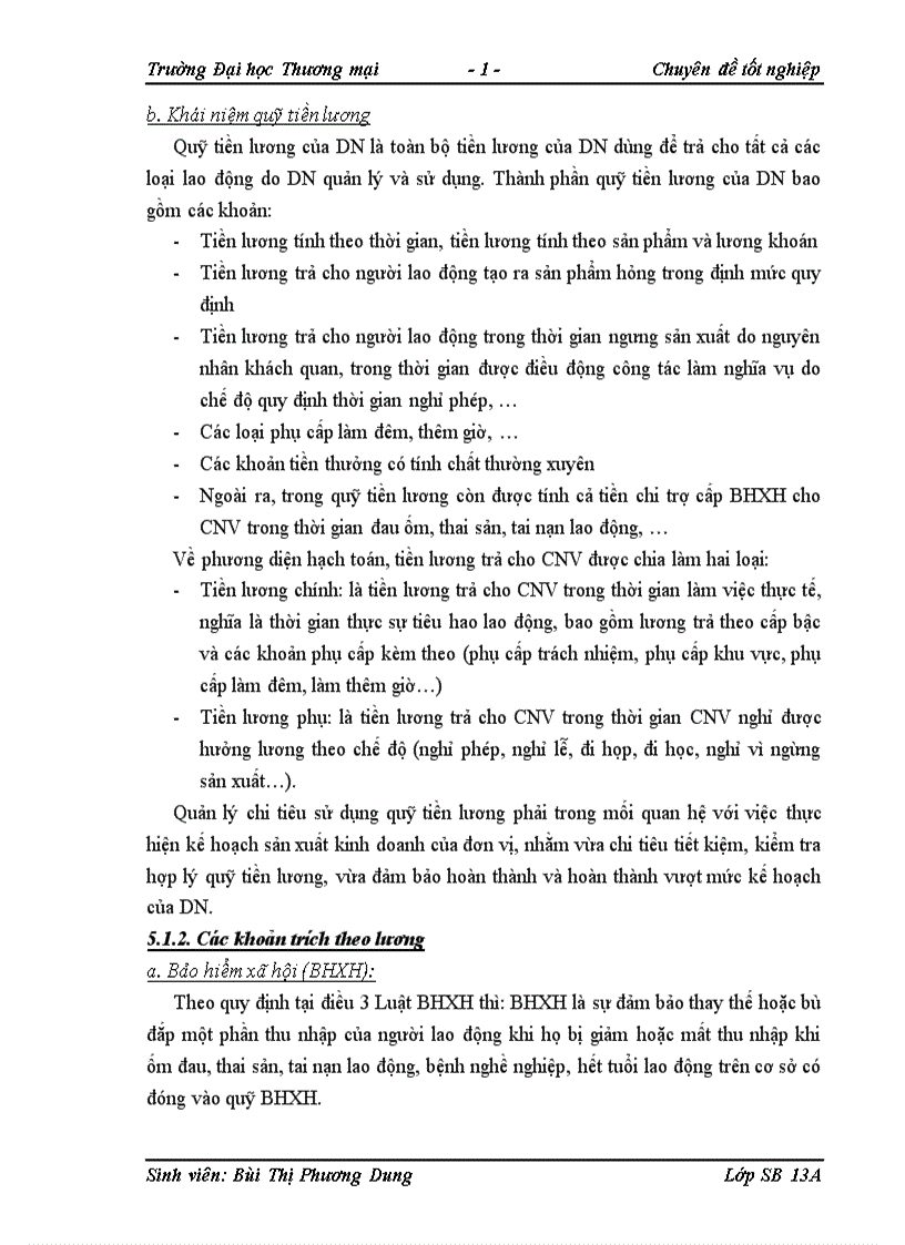 image for page Kế toán tiền lương và các khoản trích theo lương tại Công ty TNHH Linh Đan