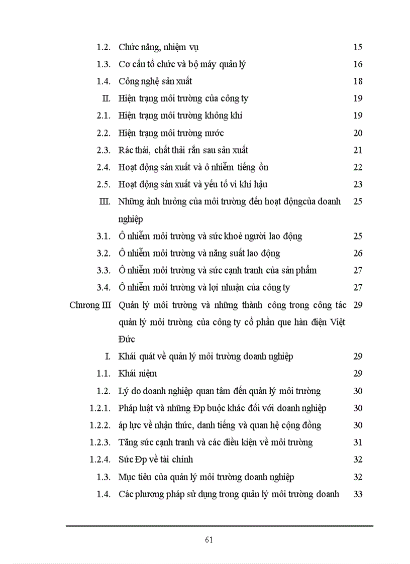 image for page Hiện trạng môi trường tại công ty cổ phần que hàn điện Việt Đức và những thành công trong công tác quản lý môi trường tại công ty