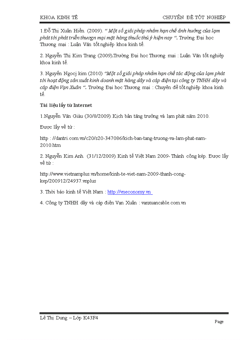 image for page Giải pháp nhằm hạn chế tác động của lạm phát tới hoạt động kinh doanh mặt hàng dây và cáp điện trên thị trường Hà Nội 1