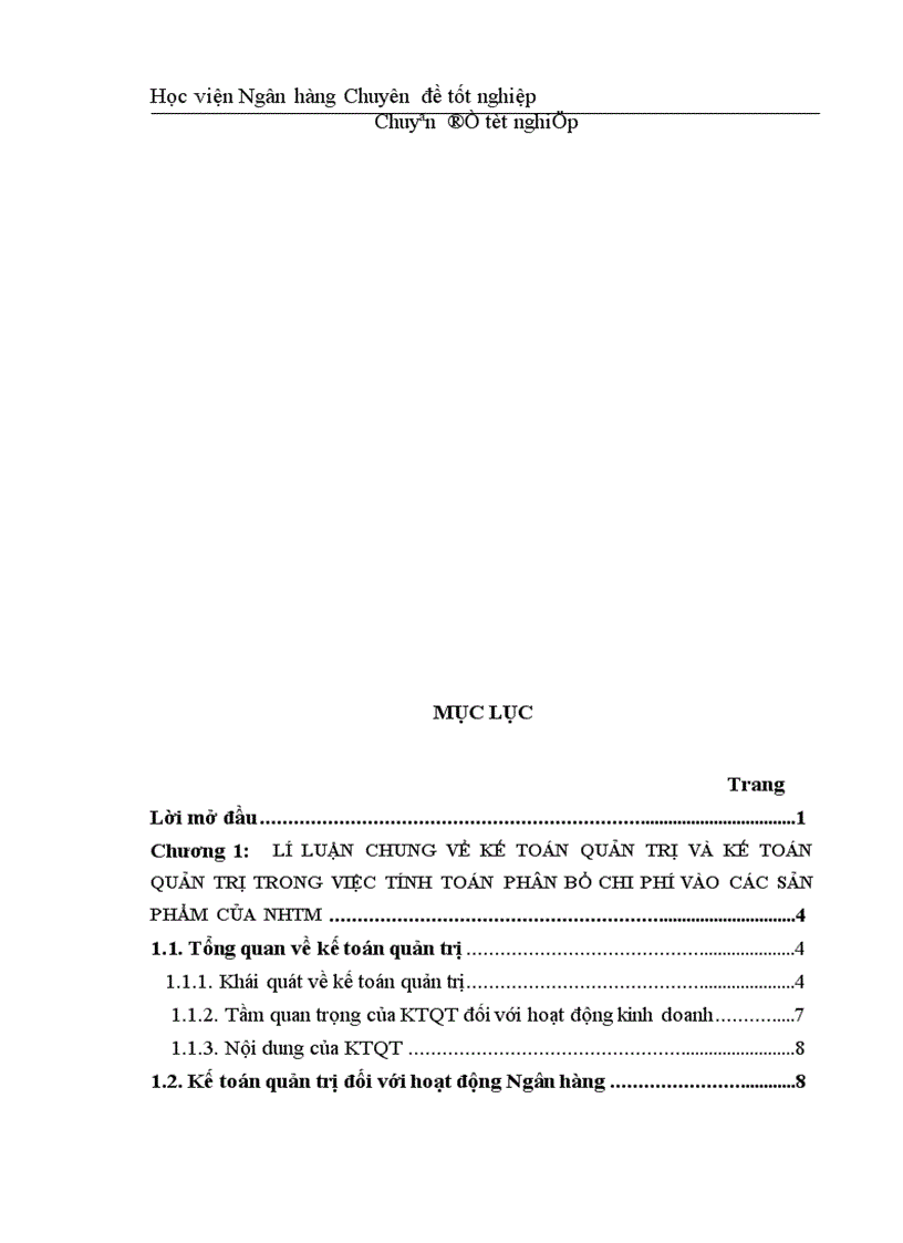 image for page Giải pháp ứng dụng kế toán quản trị trong việc tính toán phân bổ chi phí gián tiếp vào sản phẩm tại Chi nhánh NHNo PTNT huyện Mường Chà tỉnh Điện Biên 1