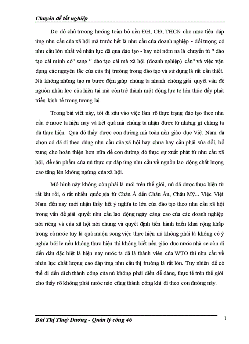 image for page Đào tạo theo nhu cầu xã hội Những định hướng và giải pháp 1