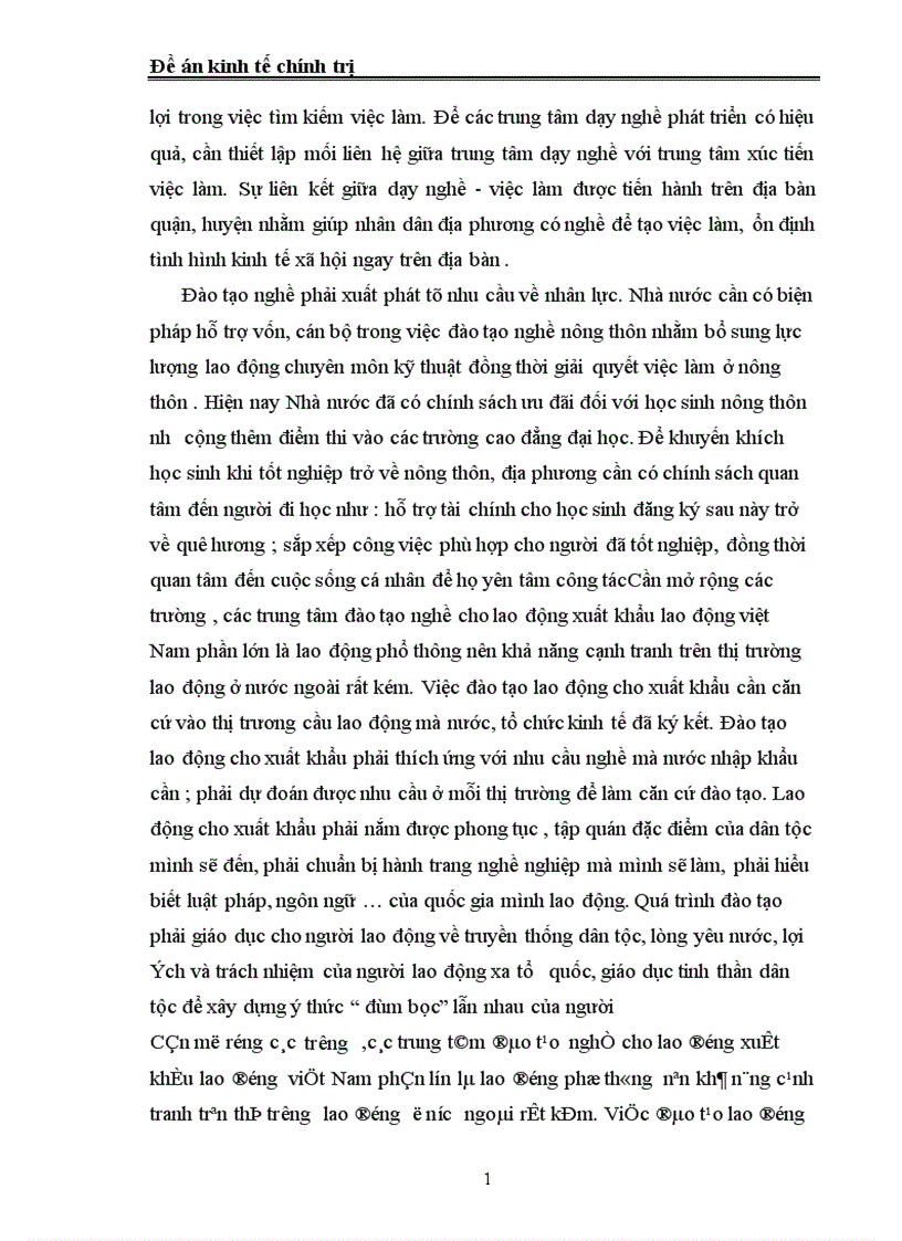image for page Thực trạng và giải pháp để nâng cao hiệu quả của đào tạo và sử dụng nguồn nhân lực phục vụ sự nghiệp công nghiệp hoá hiện đại hoá ở Việt Nam 1