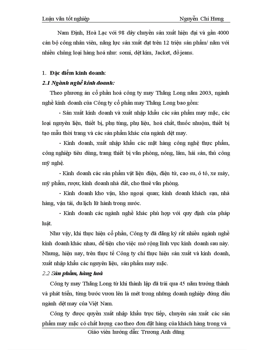 image for page tài Hoàn thiện công tác kế toán tập hợp chi phí sản xuất và tính giá thành sản phẩm tại Công ty cổ phần May Thăng Long