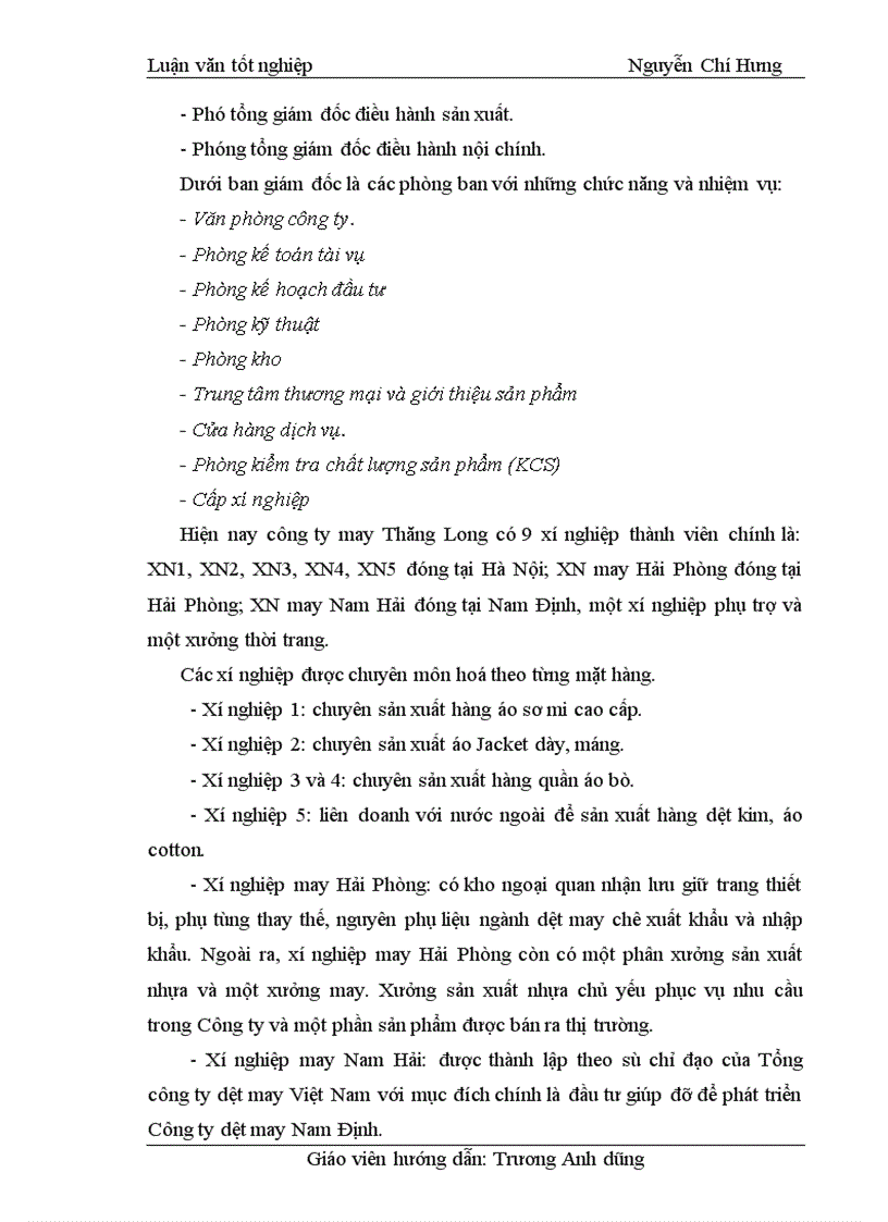 image for page tài Hoàn thiện công tác kế toán tập hợp chi phí sản xuất và tính giá thành sản phẩm tại Công ty cổ phần May Thăng Long