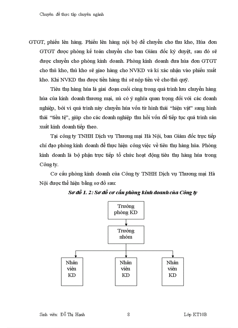image for page Hoàn thiện kế toán tiêu thụ và xác định kết quả tiêu thụ tại Công ty TNHH Dịch vụ Thương mại Hà Nội 1