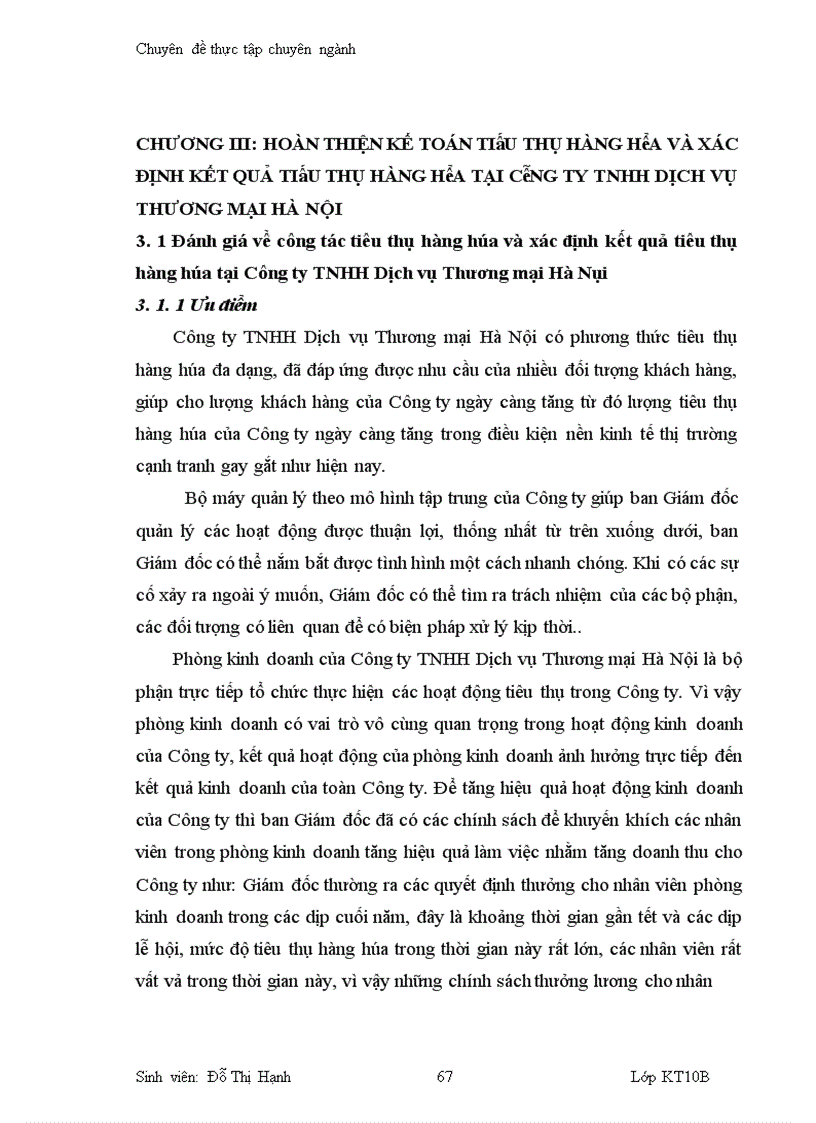 image for page Hoàn thiện kế toán tiêu thụ và xác định kết quả tiêu thụ tại Công ty TNHH Dịch vụ Thương mại Hà Nội 1