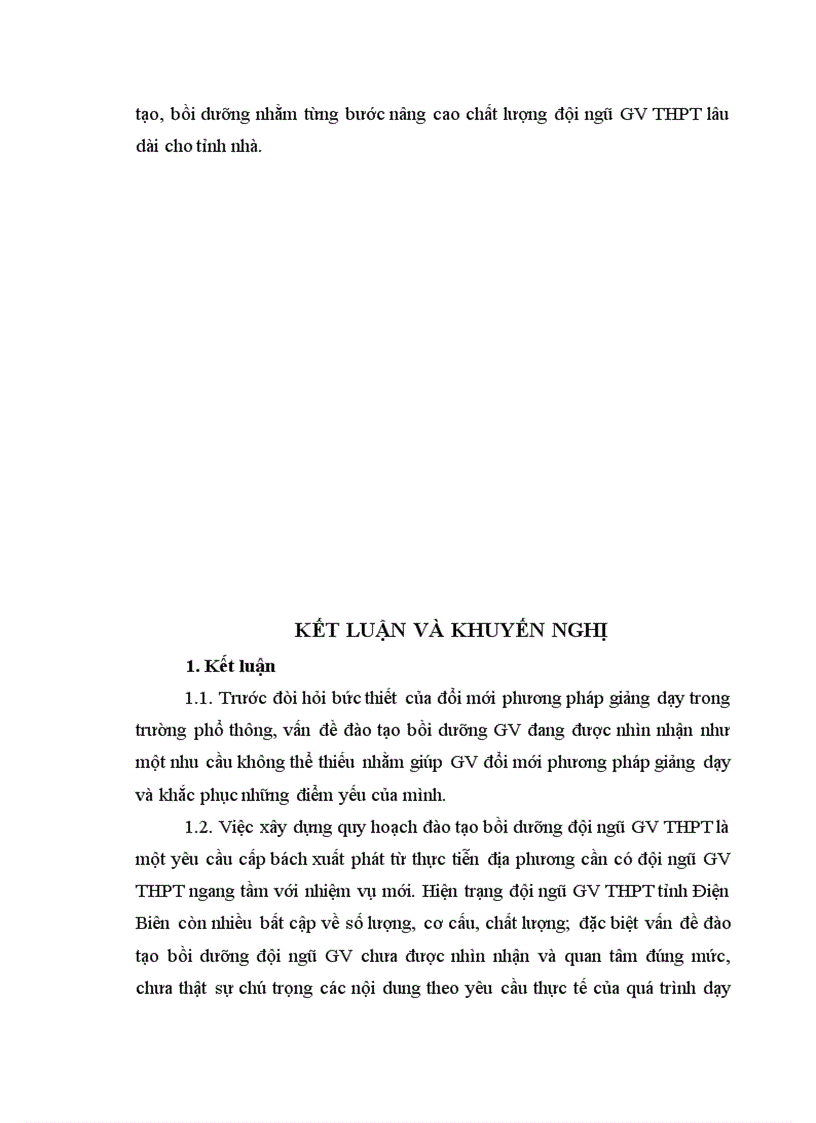 image for page Quy hoạch đào tạo bồi dưỡng đội ngũ giáo viên Trung học Phổ thông tỉnh Điện Biên đến năm 2015 1