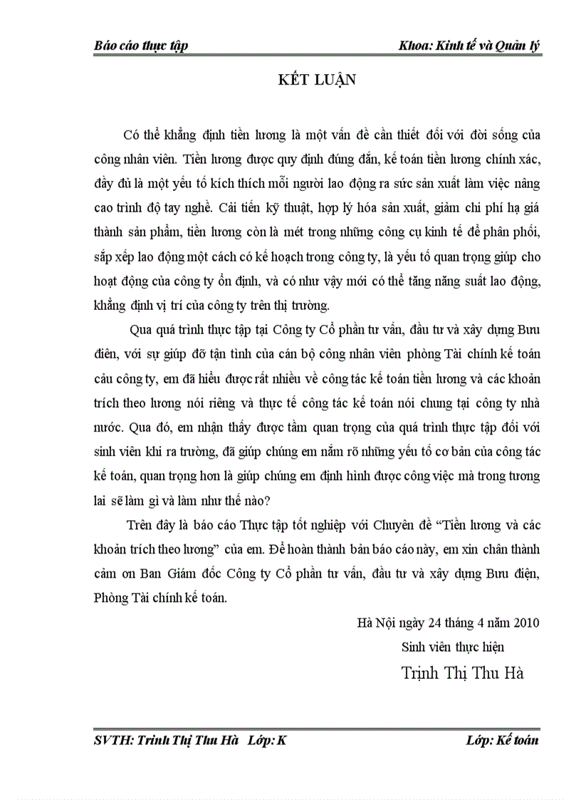 image for page Hạch toán tiền lương và các khoản trích theo lương tại Công ty cổ phần Cổ phần Huy Phong 1