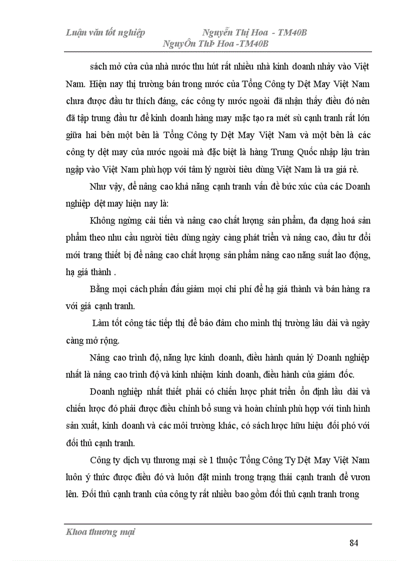 image for page Một số biện pháp phát triển thị trường bán trong nước của Công ty Dịch vụ Thương mại số 1 thuộc Tổng Công ty Dệt May Việt Nam 1