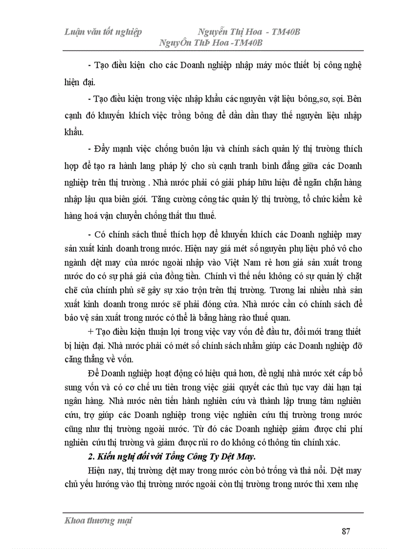 image for page Một số biện pháp phát triển thị trường bán trong nước của Công ty Dịch vụ Thương mại số 1 thuộc Tổng Công ty Dệt May Việt Nam 1