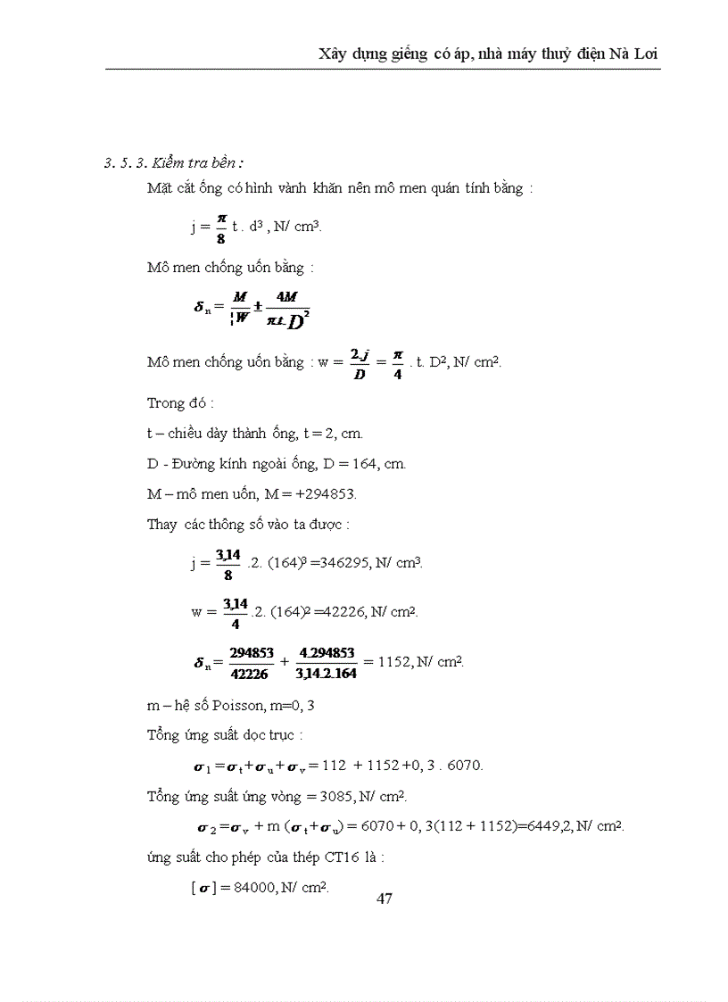 image for page Xây dựng giếng có áp nhà máy thuỷ điện Nà Lơi 1