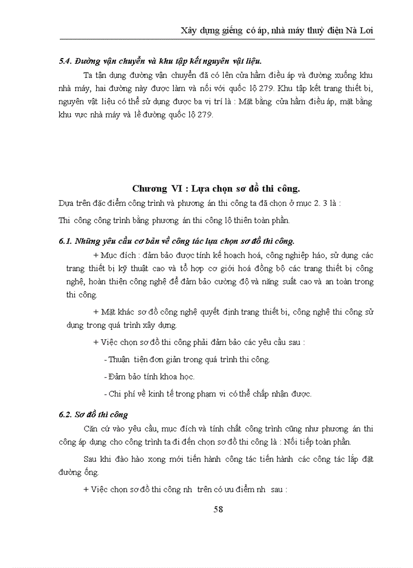 image for page Xây dựng giếng có áp nhà máy thuỷ điện Nà Lơi 1