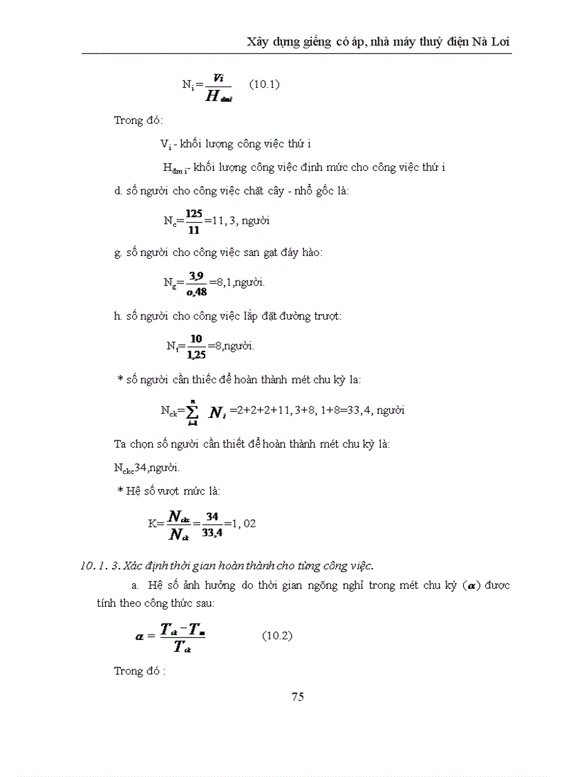 image for page Xây dựng giếng có áp nhà máy thuỷ điện Nà Lơi 1