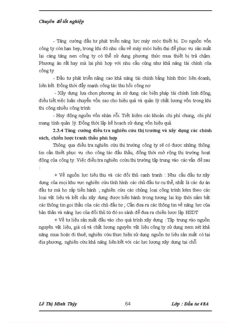 image for page Một số giải pháp nhằm nâng cao khả năng thắng thầu trong đấu thầu xây lắp tại công ty cổ phần xây dựng Số 1 Sông Hồng 1